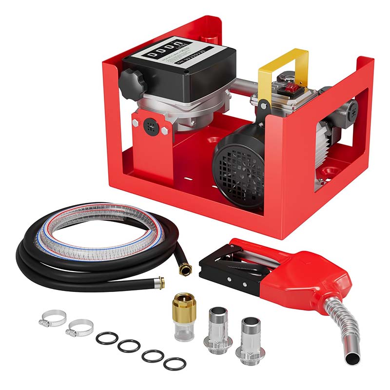 Elektriske dieselbrændstofoverførselspumper med tæller og automatisk dyse